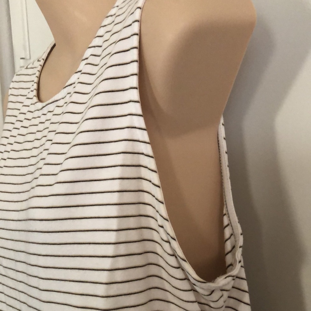 JJill cotton tank striped Women’s Size Medium ExCo - Picture 4 of 8